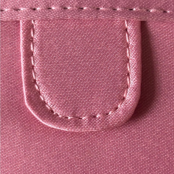 Prada Pink Cosmetic Bag Smooth Minimalist Design - Picture 3 of 3